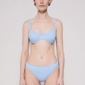 Nu Swim Underwire Bikini Set in Black - S